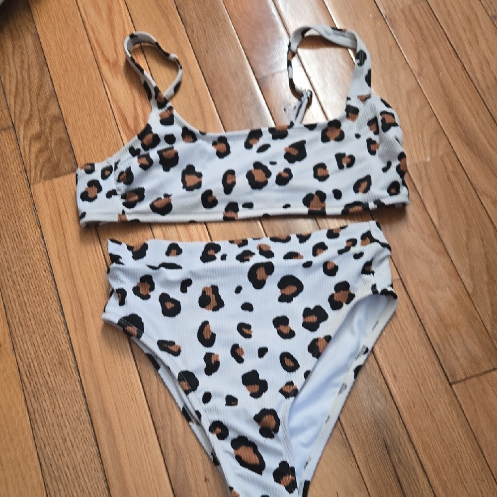 Leopard Print Bikini Set